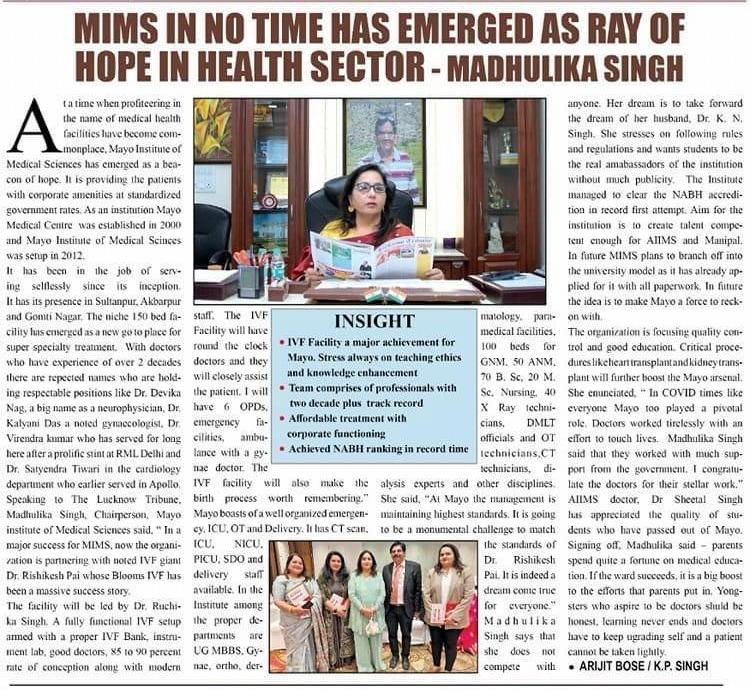 Dr. Madhulika Singh special interview by The Lucknow Tribune